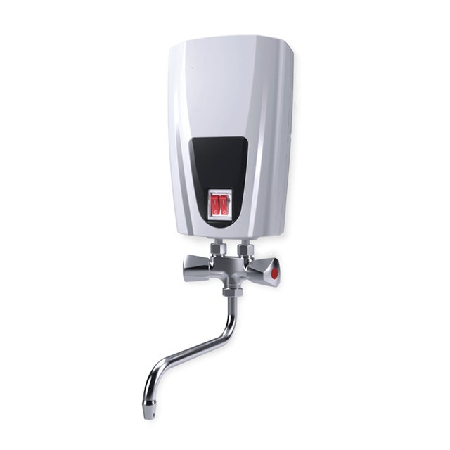 Scaldabagno elettrico istantaneo con rubinetto Flavia Sannover 5 kW - Sopra il lavello