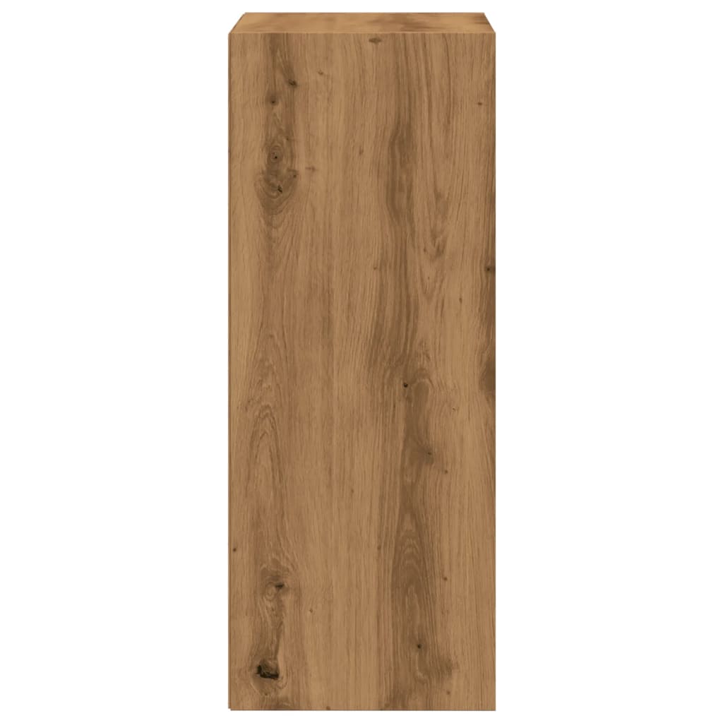 Bibliothèque | Armoire de livres | Meuble de Rangement chêne artisanal 40x30x77 cm bois d'ingénierie CFW799984 - 5