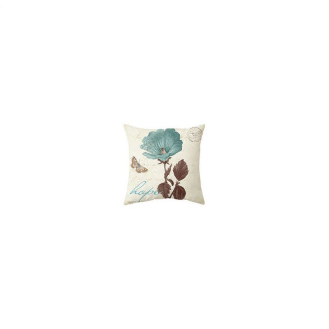 OFloral Federa Cuscino Quadrata 45x45 Cm Stampata Fiori Per Divano E Letto