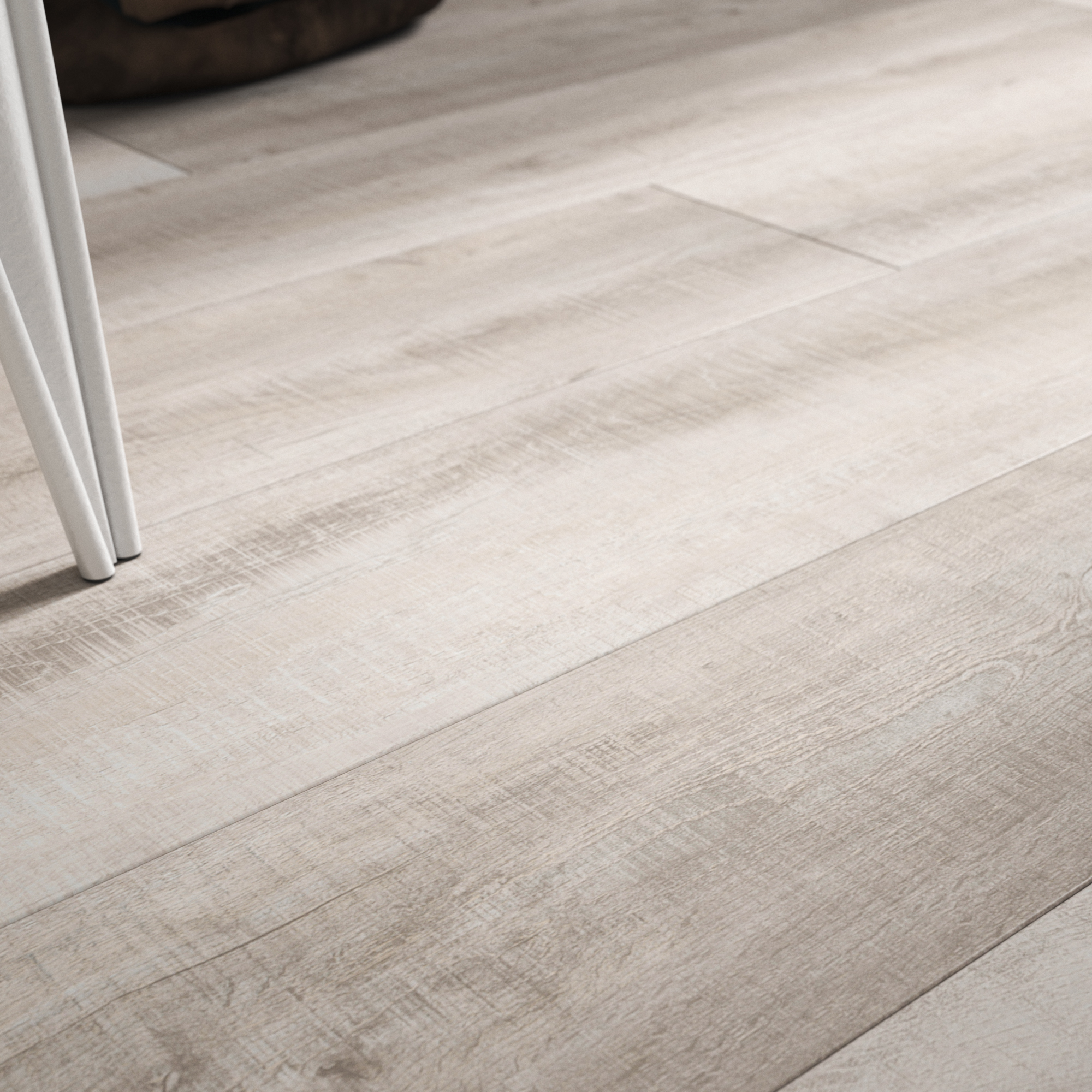 ARTENS - Lames PVC à clipser Intenso Extrem' avec sous-couche intégrée - Effet bois greige - Epaisseur 5,5 mm - 1,54 m²/ 7 dalles - BLARNY - 5