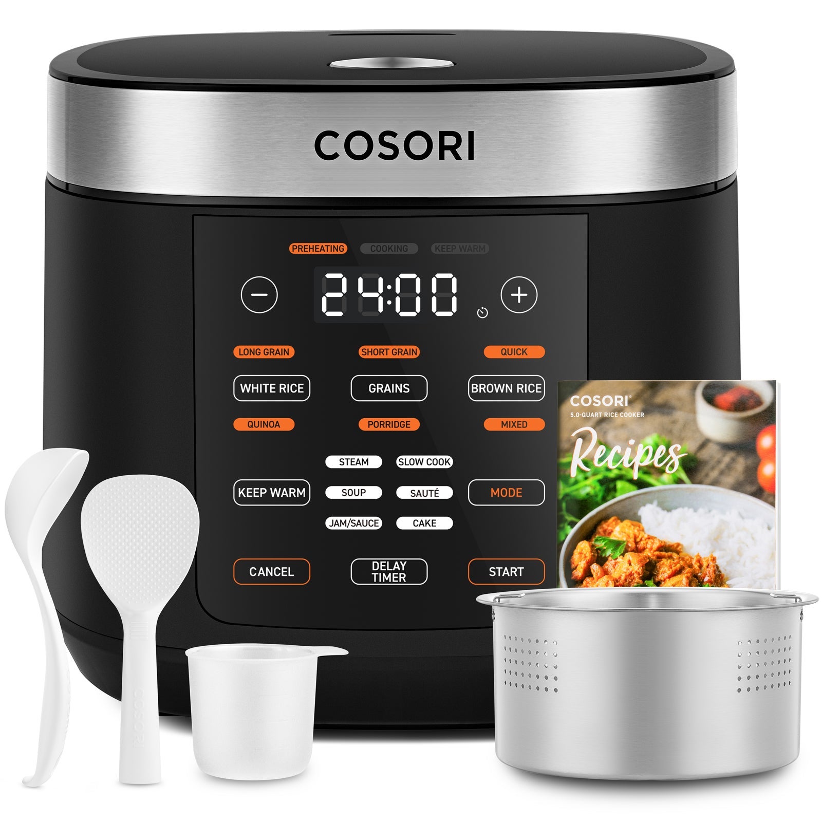 Cosori , Arrocera Vaporera Modelo Multi-Cooker 5 Litros , Leroy Merlin