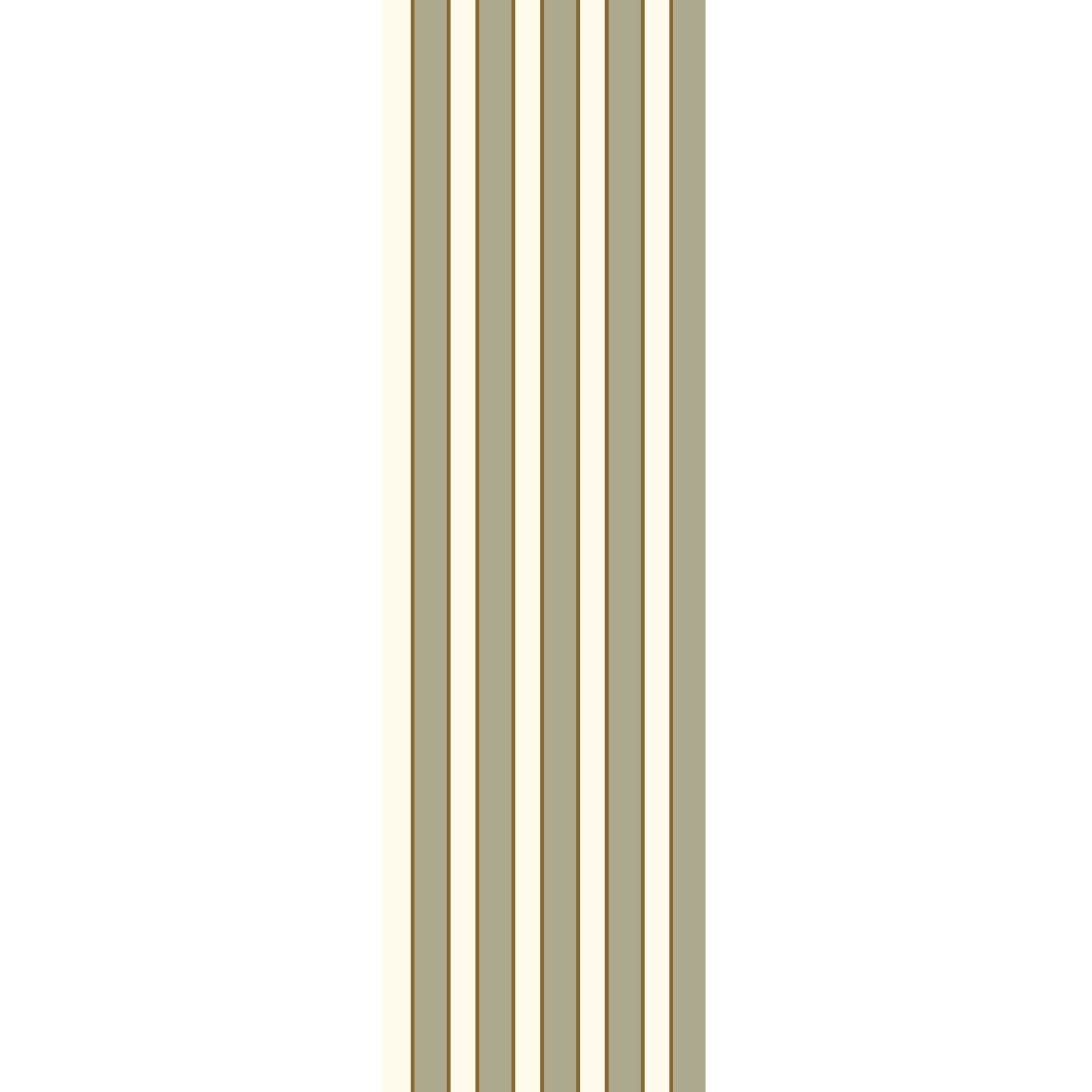 Sticker porte, rayures tendance Vintage Kaki, 204 cm X 60 cm - 2