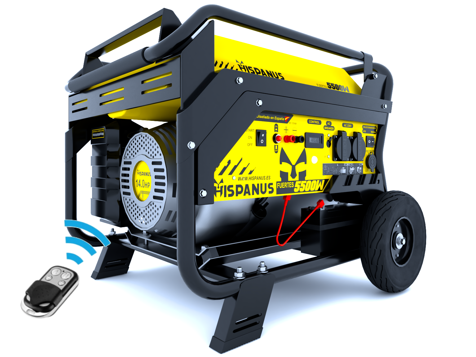 Groupe électrogène démarrage à distance 5000 W HISPANUS / générateur a — free download