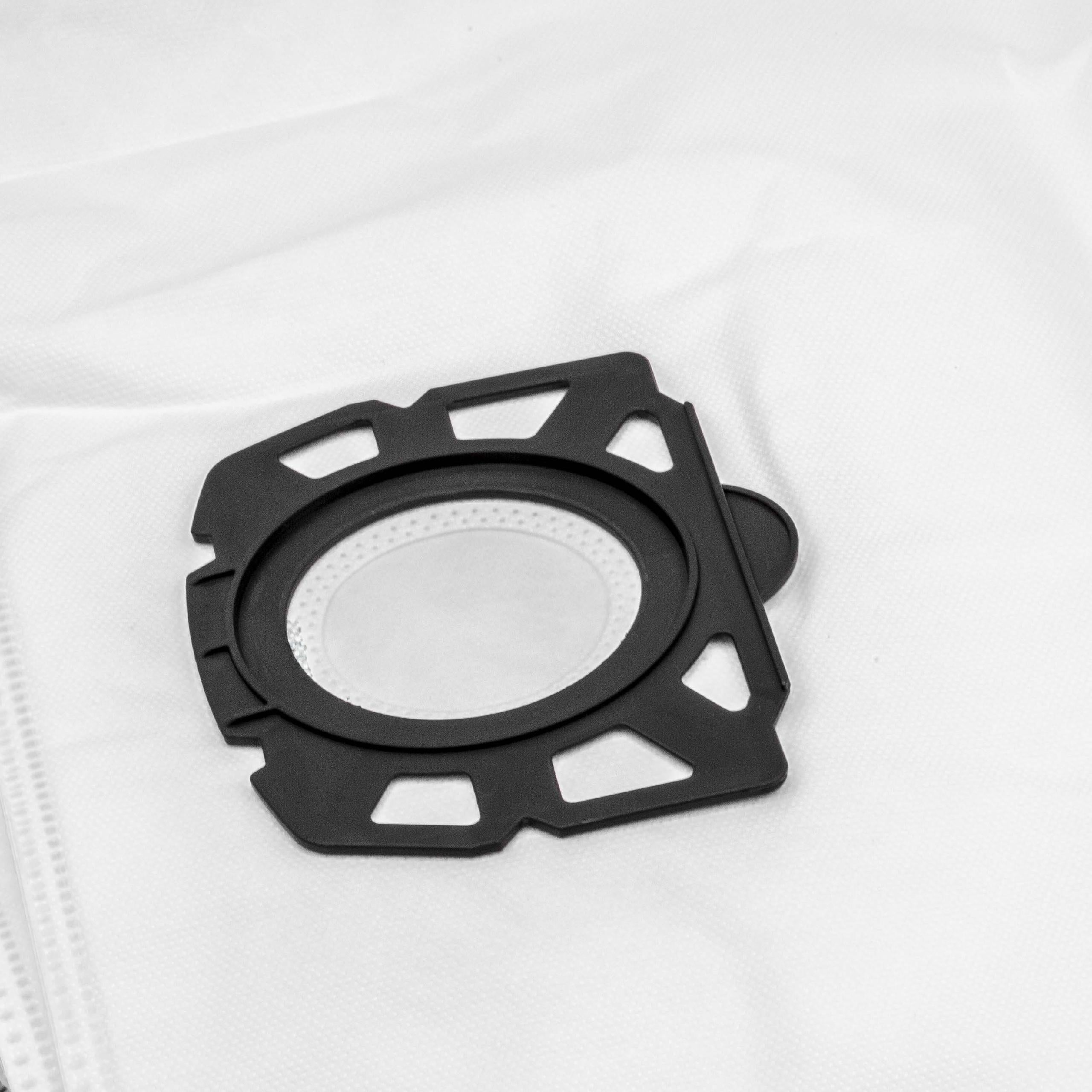 vhbw 10x Sacs compatible avec Kärcher WD6 P, WD6 Premium aspirateur - microfibre non tissée, 51cm x 43cm blanc - 4