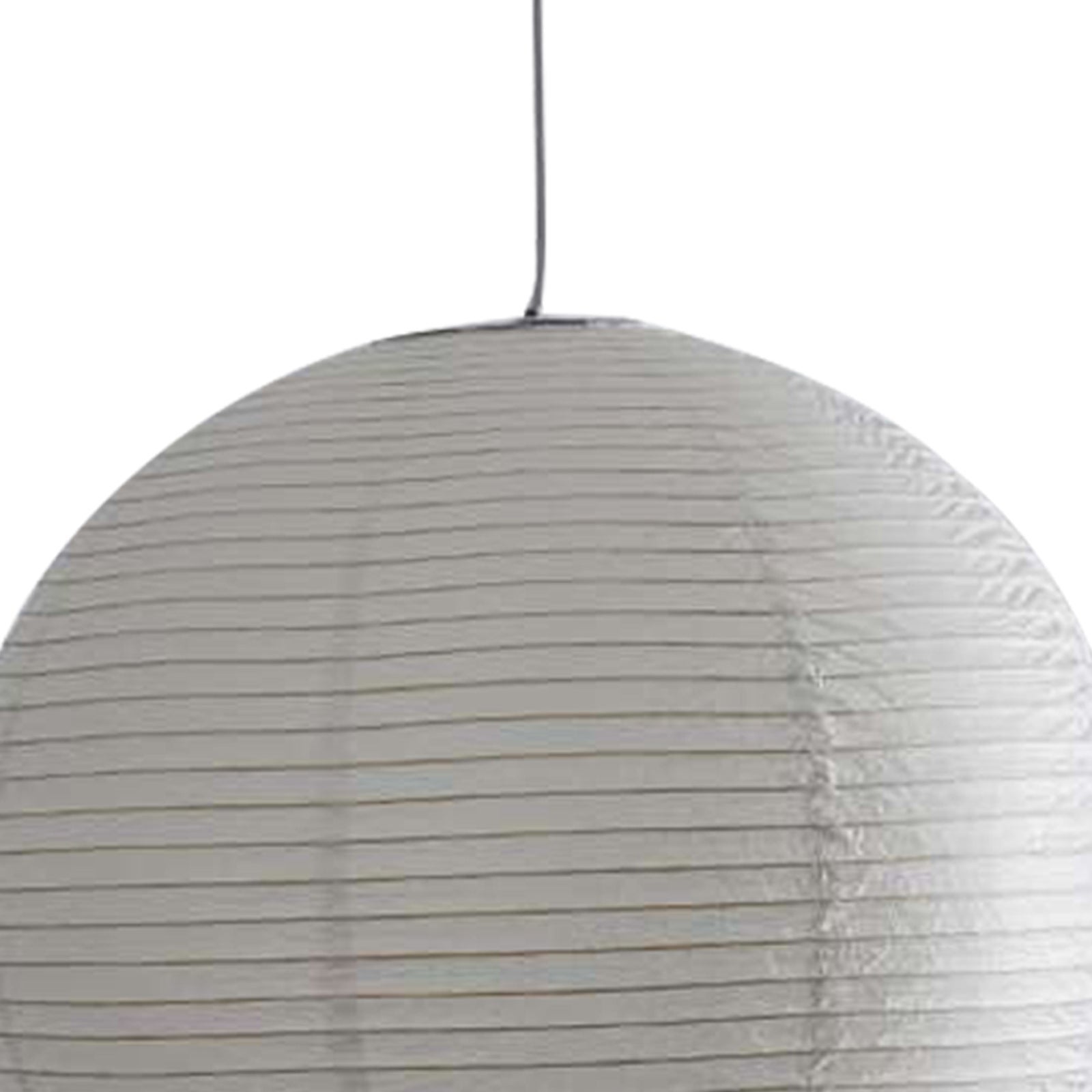 Suspension Luminaire papier blanc lanterne suspendue lumière abat-jour hémisphérique pliable décor pour salon île de cuisine D60CM x HD60CM - 6