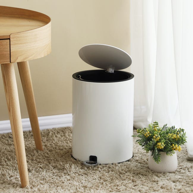 Cestino Da Bagno Con Chiusura Morbida - Pattumiera 3L Elegante Con Contenitore Interno - Foto 11