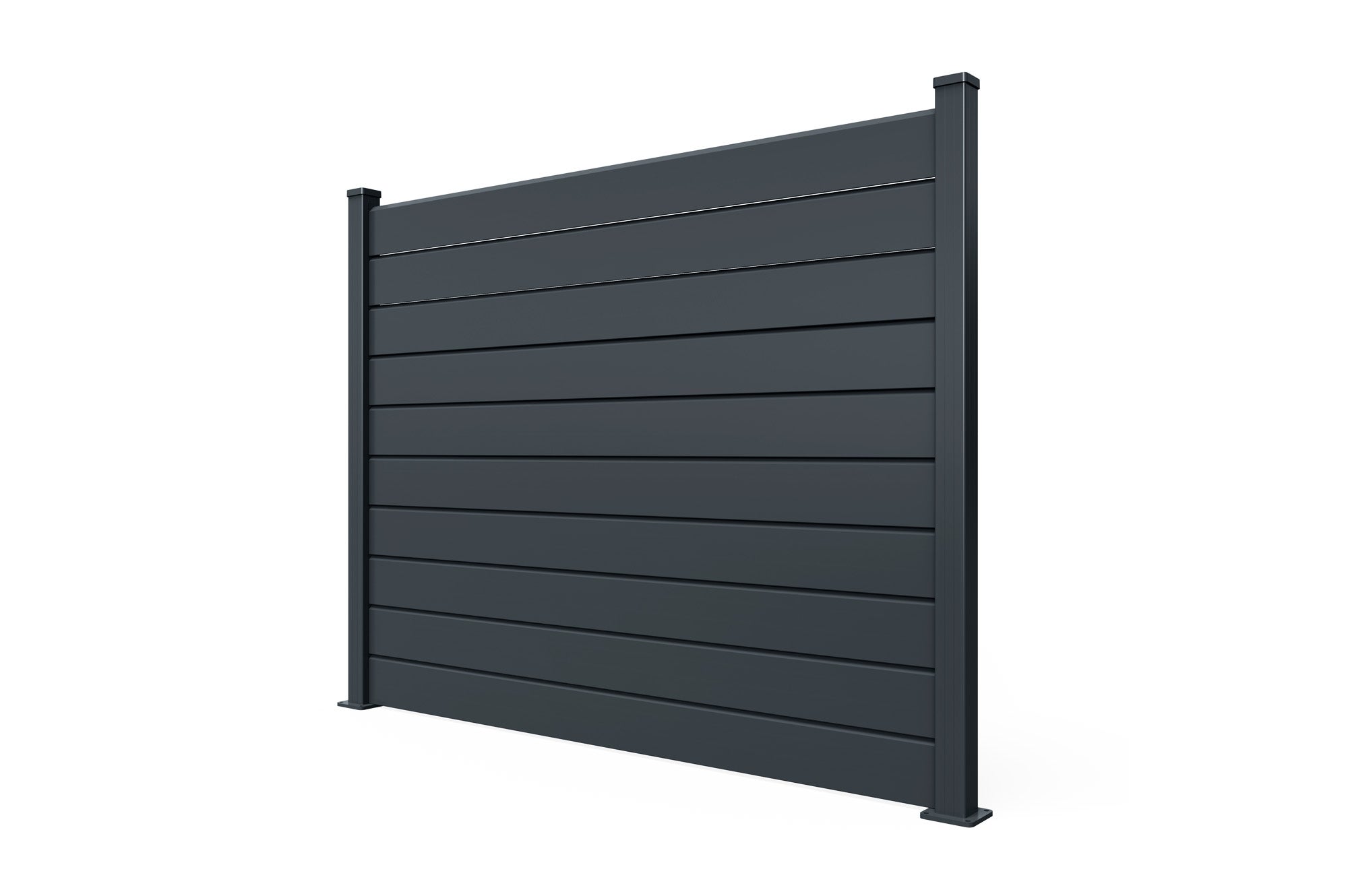 Clôture Aluminium Persienne 8m VANO H.150cm gris - 7