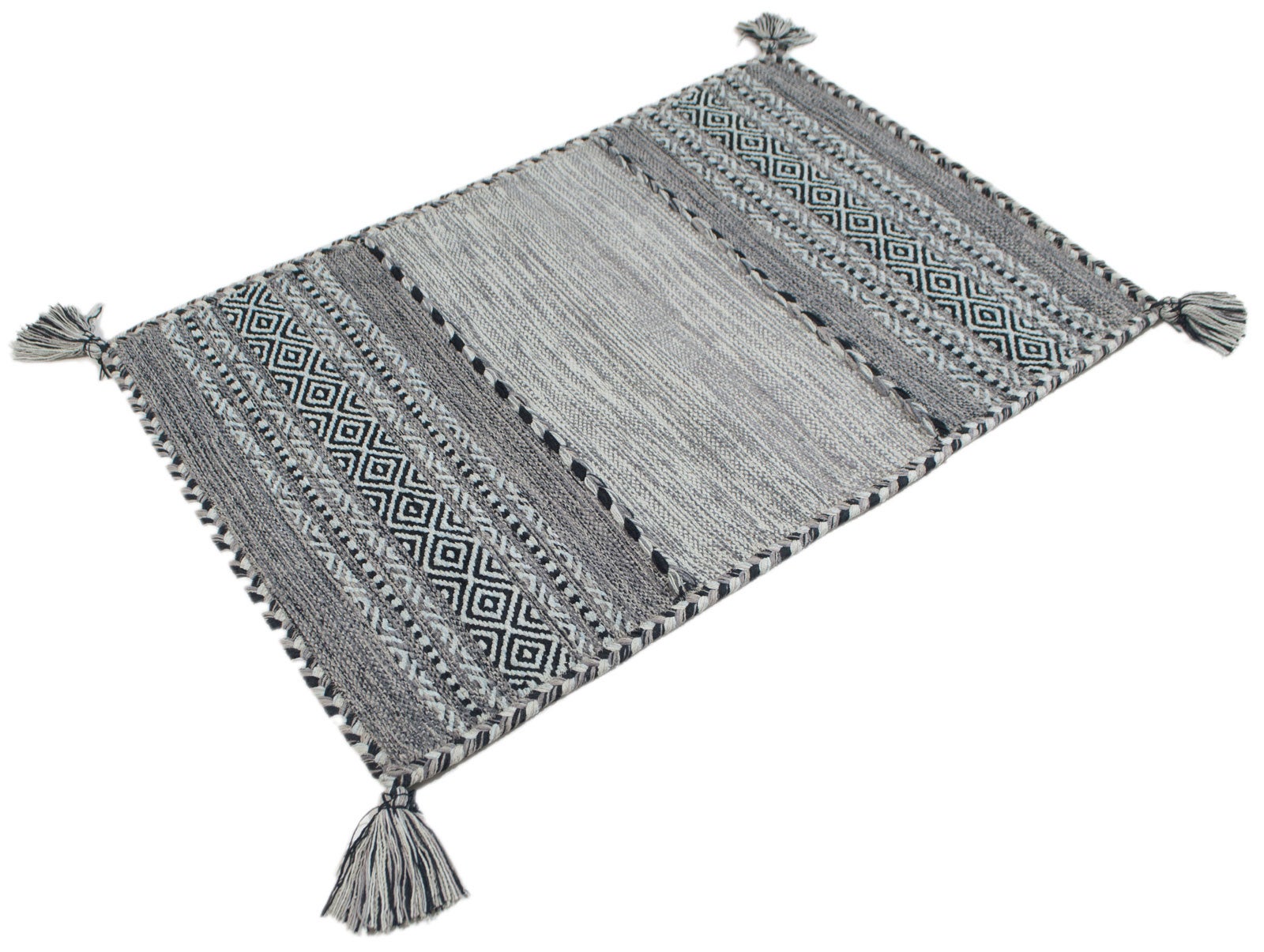 Kilim Lory tribal 100% bawełna, indyjski, ręcznie robiony 200x140 cm