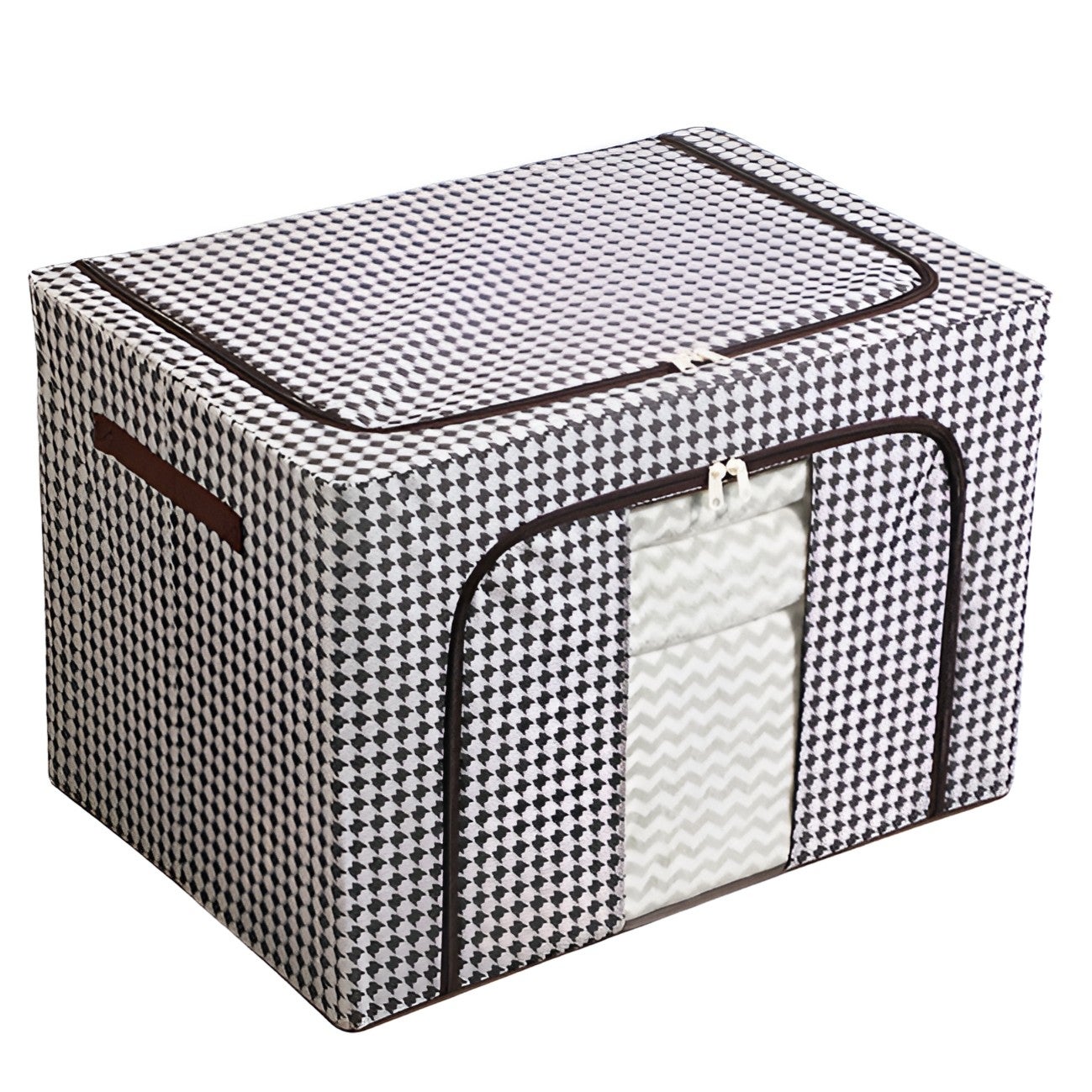 Cutie de depozitare pliabila Flippy, cu fermoar, 66 L, 50x40x33 cm
