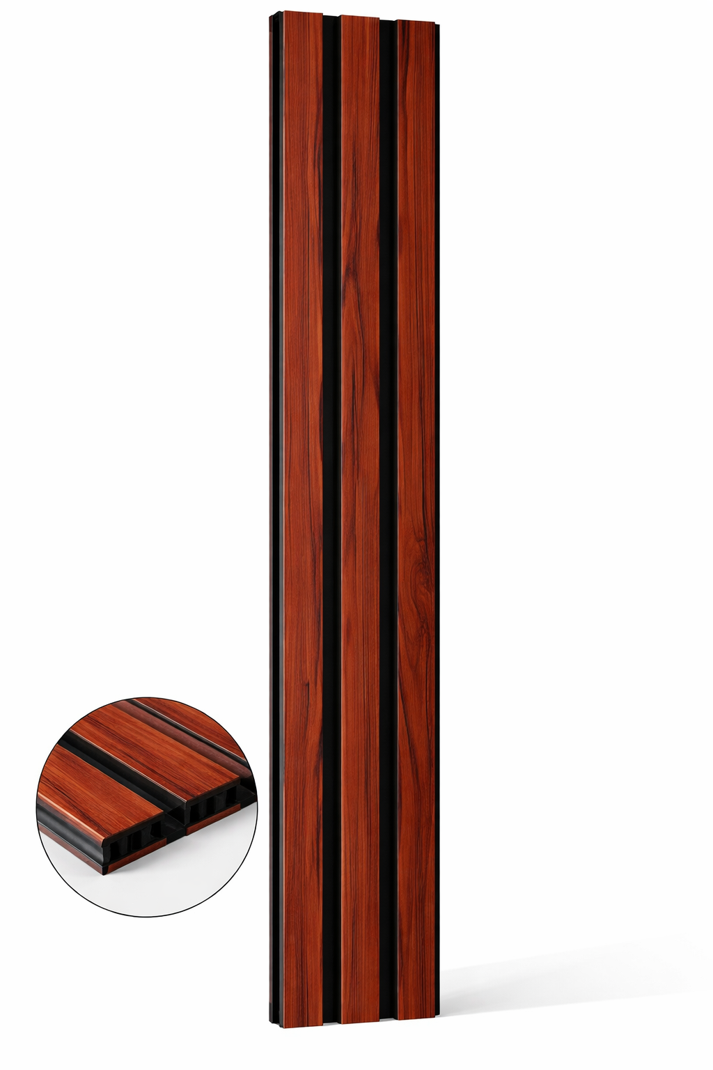 Lambris PVC décoratif 290 x 59,9 cm - panneaux muraux 12 mm - 3