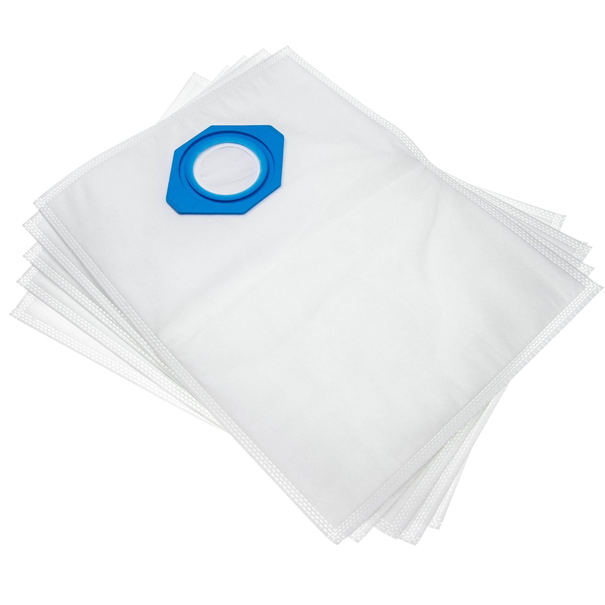 5 Sacchetti Per Aspirapolvere Vhbw Compatibili Con Nilfisk Alto Attix 8 Gallon, 360-11/21/2M – Microfibra 27,9x64,3 Cm, Bianchi
