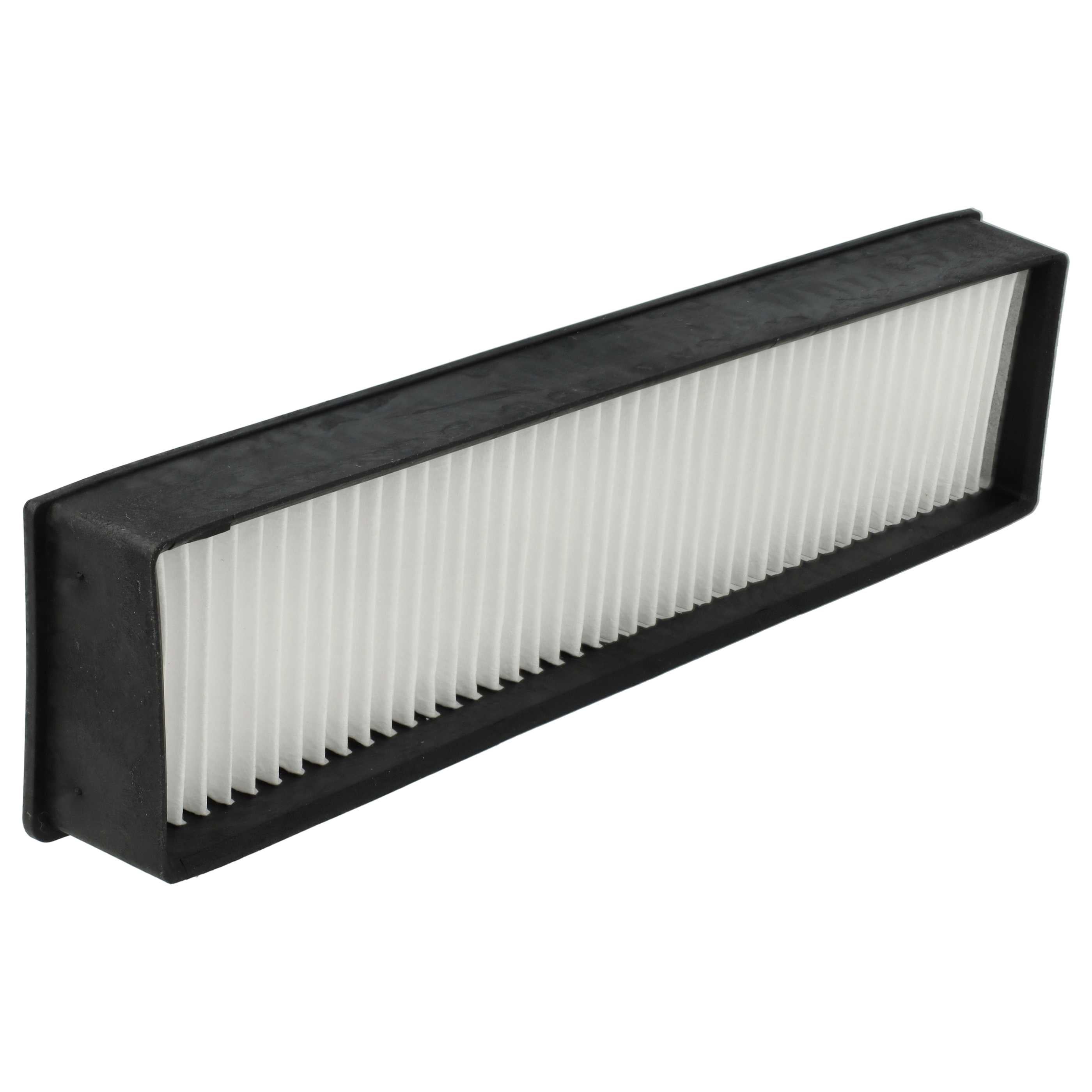 vhbw filtre compatible avec LG Hom-Bot VR63455LV.BNAQD, VR64701LVMP.APBQEEU, VR63485LV, VR7423BG aspirateur - filtre à air noir - 2