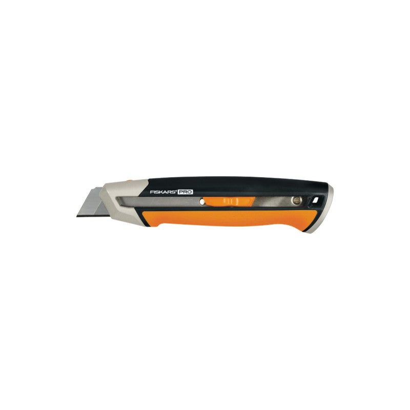 Nóż Fiskars CarbonMax ostrze 25 mm metalowy i ergonomiczny