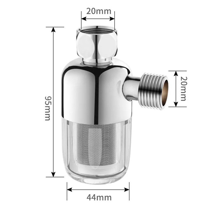 Pequeno filtro de água em aço inoxidável, anticalcário, para aquecedores de água elétricos. - 4