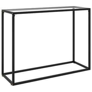 Tavolo Consolle In Acrilico Trasparente Con 3 Ripiani – 80x24x72 Cm – Bordi Arrotondati, Design Moderno Per Ingresso E Soggiorno - 5