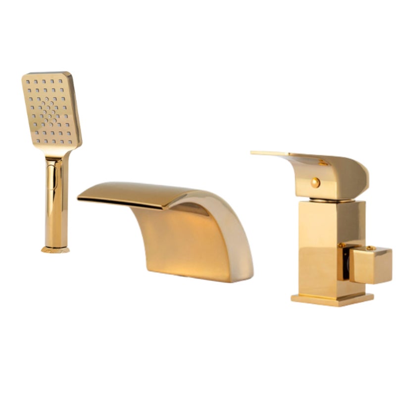 SILLA BATERIA WANNOWA 3-OTWOROWA CASCADE NAWANNOWA S-1169G ZŁOTA