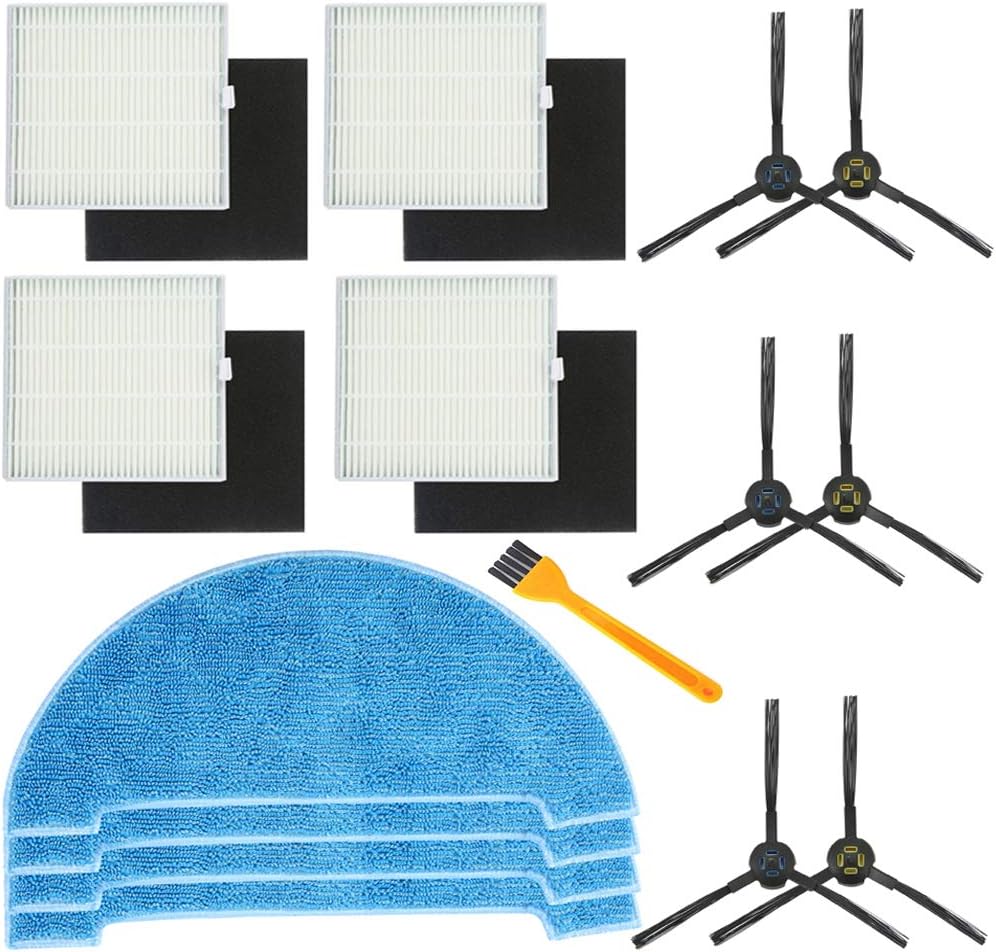 Xbsduih Ricambi Compatibili per Robot Aspirapolvere V8S X750 X785 V80 Ricambi, Filtri Hepa, Laterale
