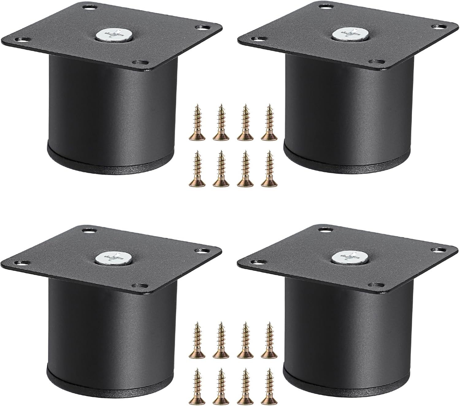 4PCS 2 Inch Stainless Steel Furniture Legs Feets Metal Cabinet Desk ...