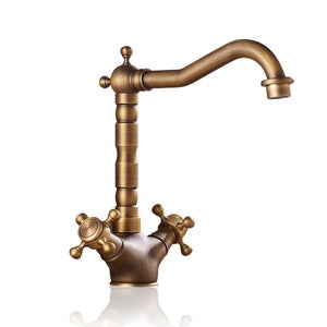 Grand Robinet Ancien En Laiton – Style Vintage – Taille XXL
