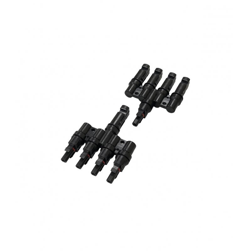 Conectores Solares Y Adaptador Paralelo De Rama 1 A 3