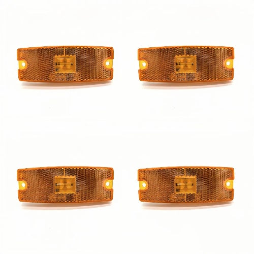 Feux De Gabarit Latéraux LED – Lot De 4, Blancs, 12V/24V, étanches IP65, Pour Camion, Camping-car, Remorque
