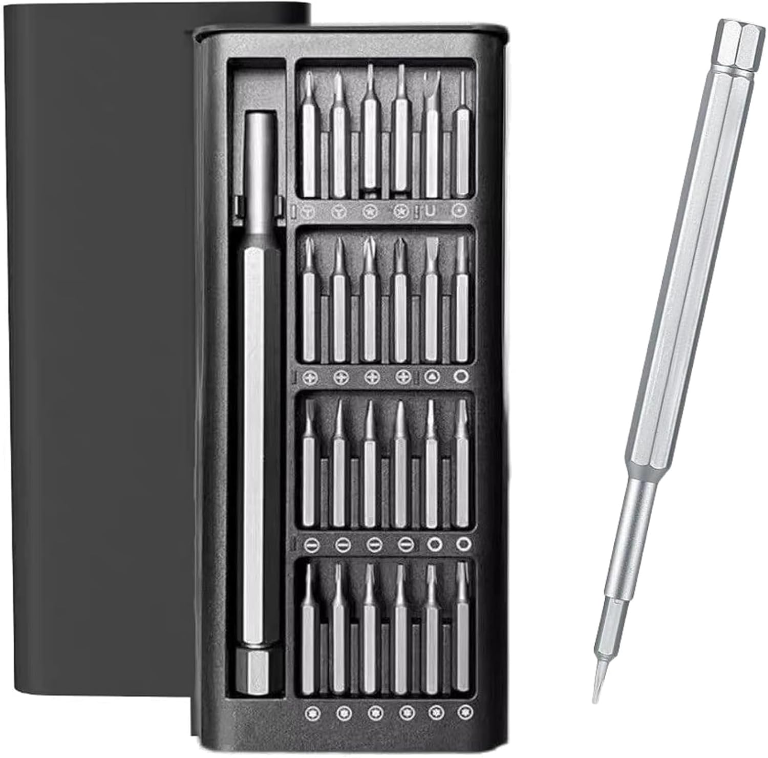 Zestaw śrubokrętów precyzyjnych 24 w 1 - Mini śrubokręt precyzyjny - Magnetyczny śrubokręt do iPhone'a, drona, iPada, laptopa, okularów