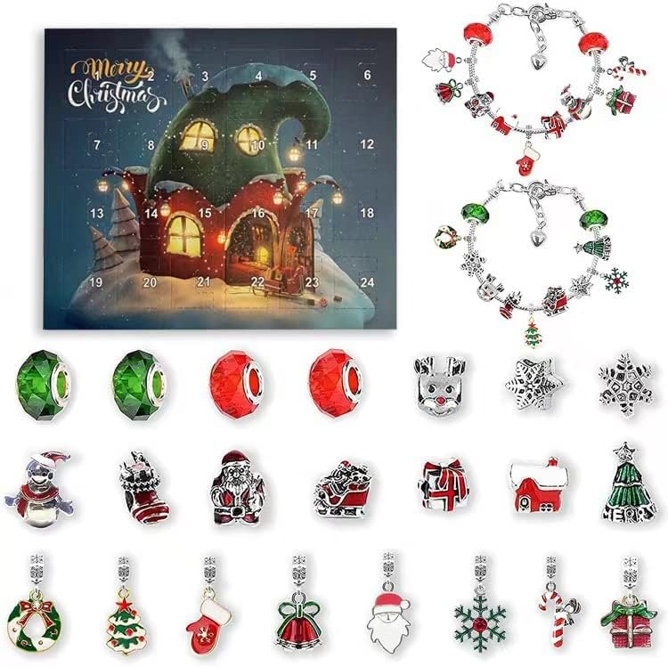 Nifeliz Christmas Countdown Building Set For Adults And Family, Christmas Decoration To Build Together, Holiday Collectible Gift For Home Décor And Office Décor (1022PCS, NF10295