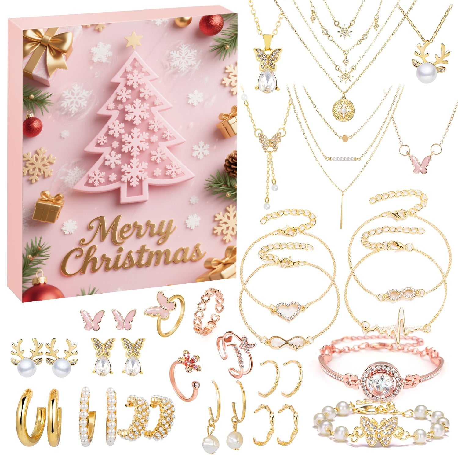 Collier Et Boucles D'oreilles Romantiques Avon - Coffret Cadeau - Neuf Sans Emballage D'origine