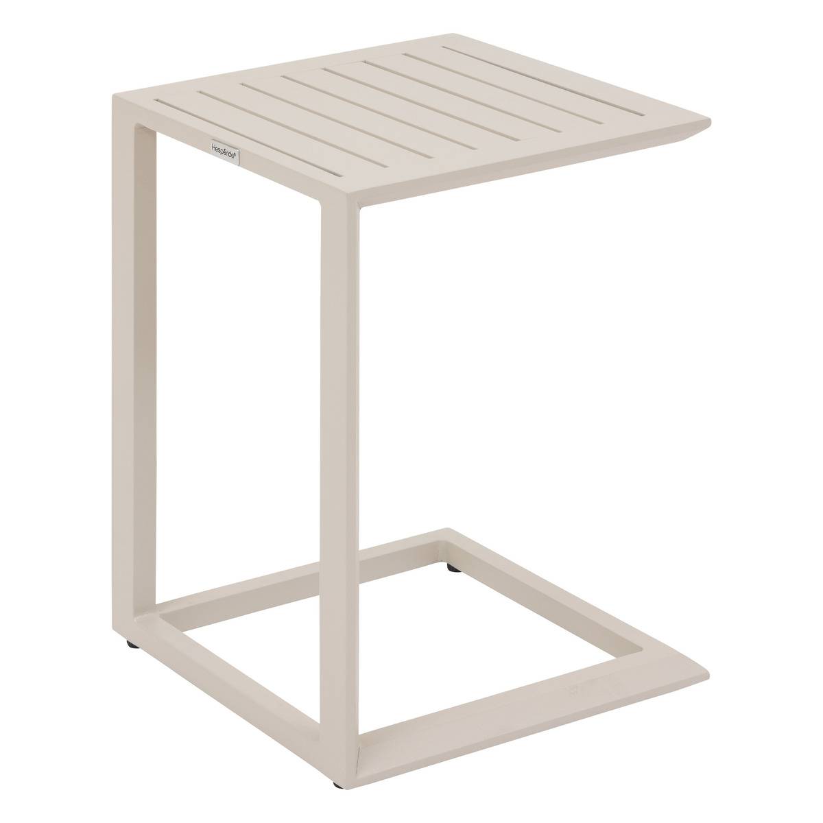 Table d'appoint d'extérieur carré en Aluminium Gris - 2