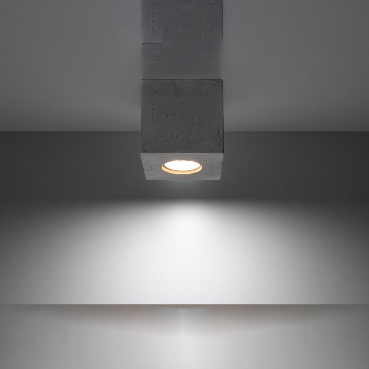 Plafon QUADX beton LED 3000K - 10x10x10cm Sollux