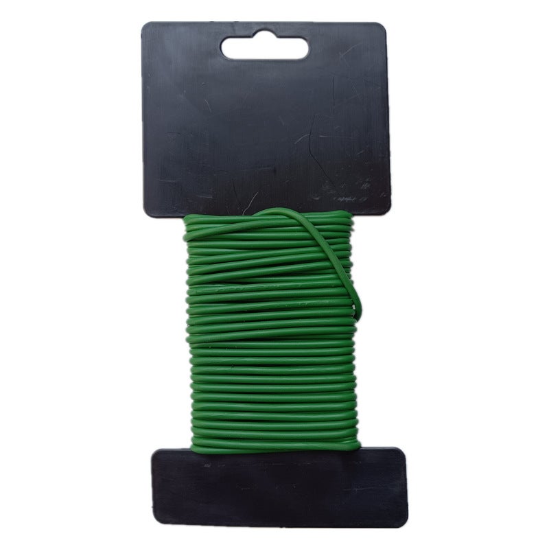 Rouleau 30M Attache Plante Verte Foncée - Liens Jardinage Élastiques Pour Tomates, Légumes, Fleurs & Vignes - Fixation Solide & Douce