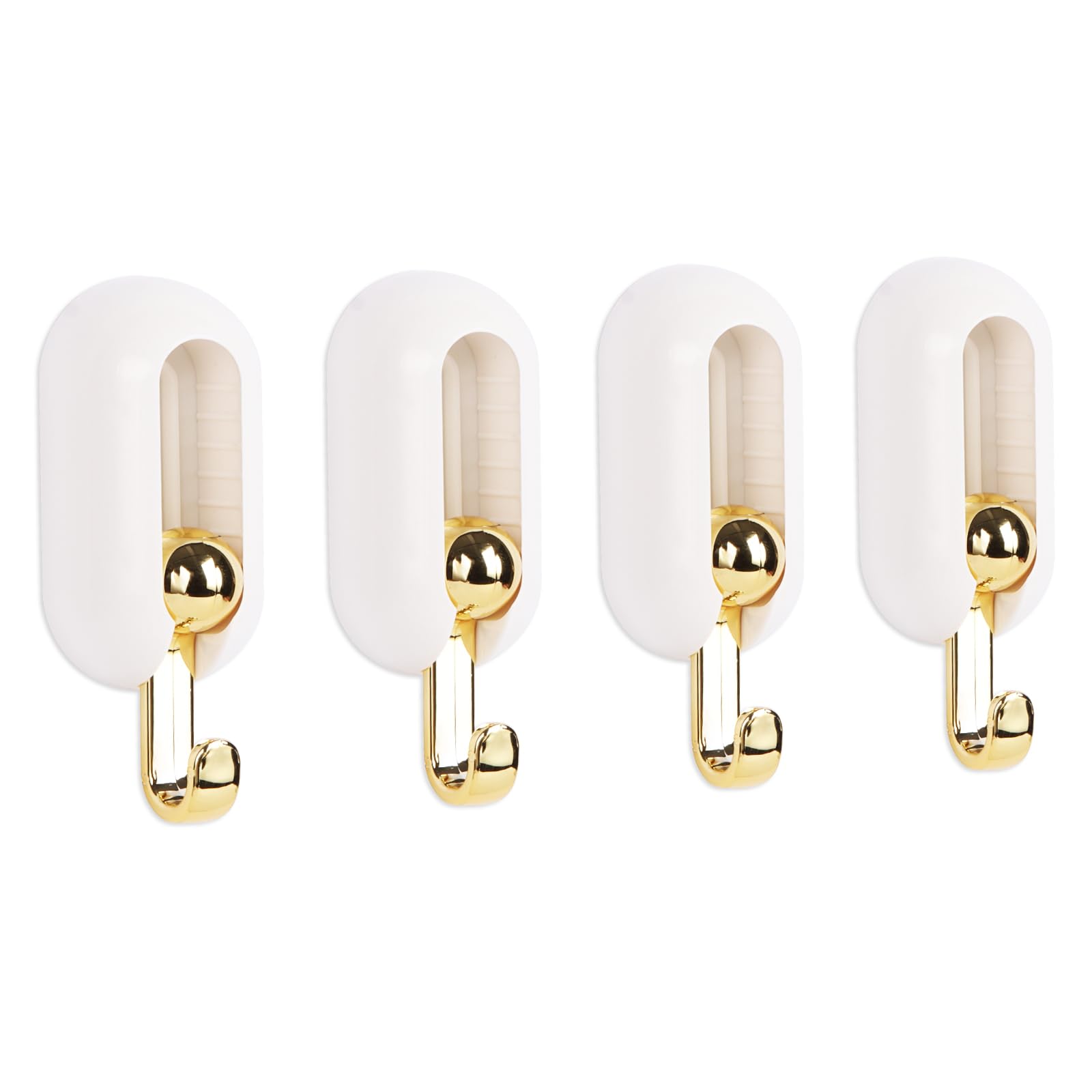 Crochets Transparents Auto-adhésifs - 30 Pièces Avec Grattoir