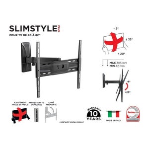 Supporto Monitor AOC AM400G – Braccio Regolabile Per Schermi 17-34 Pollici, Molla Meccanica, Fissaggio A Morsetto O Occhiello