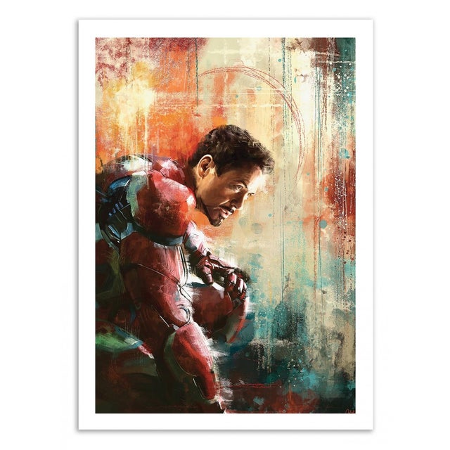 Art-Poster - Iron Man - Wisesnail - 30 x 40 cm