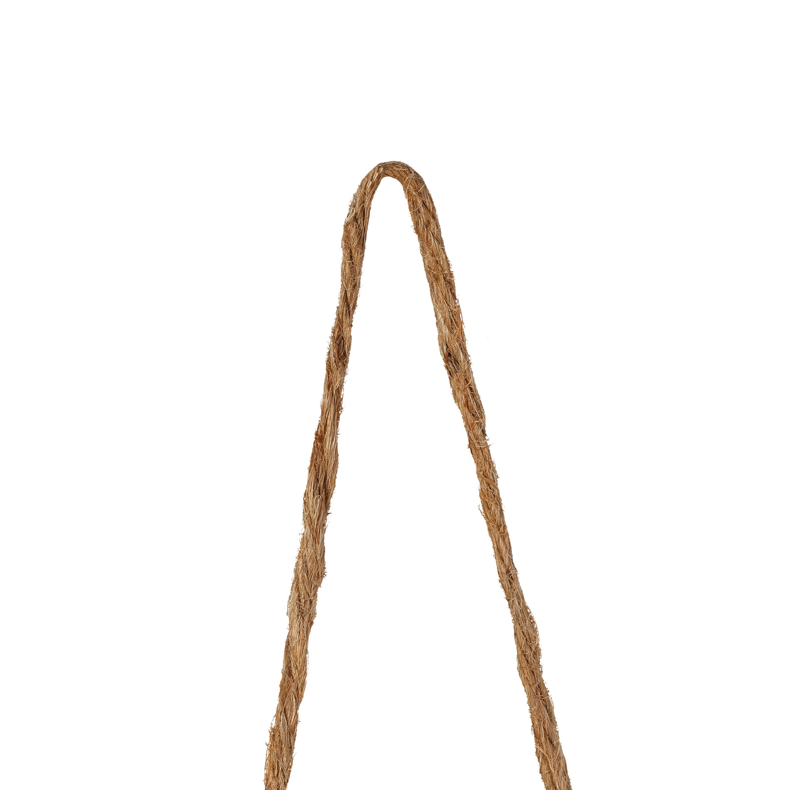 Porte-plantes mural en lot de 3, suspendre grâce à la corde, pour vos trésors verts, intérieur, blanc, Relaxdays - 6