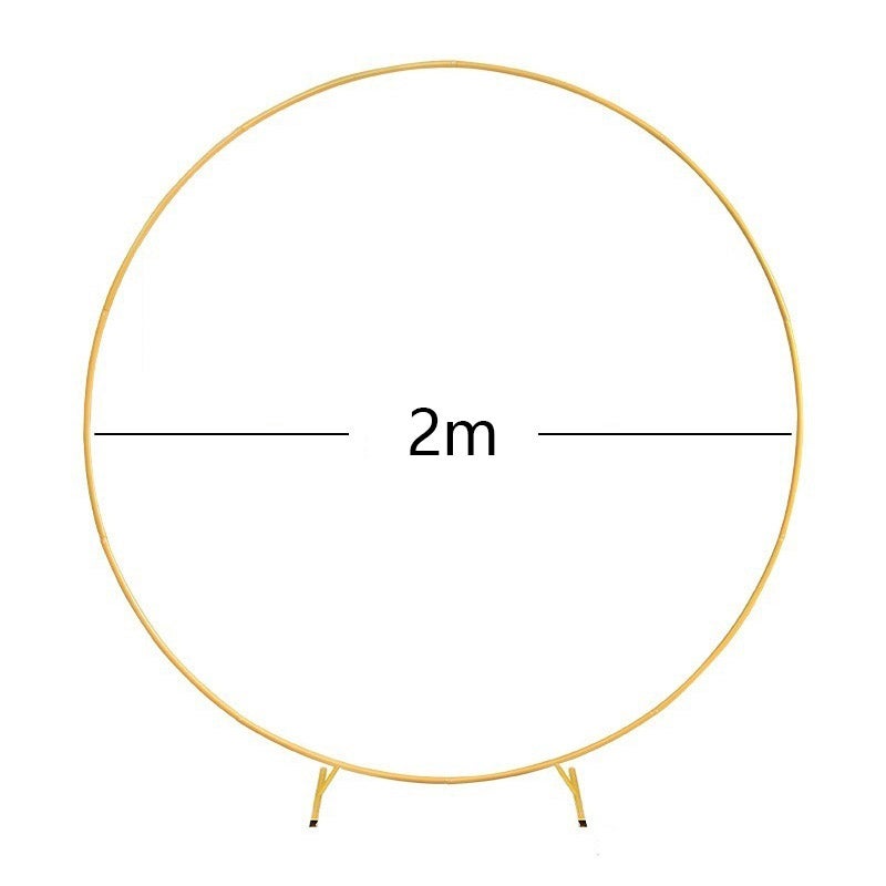 K arco per palloncini 2.8M e 1.9M Supporto per arco per mezzo palloncino con flessione libera con base Arco per palloncini Decorazione per sfondo per feste di compleanno di nozze