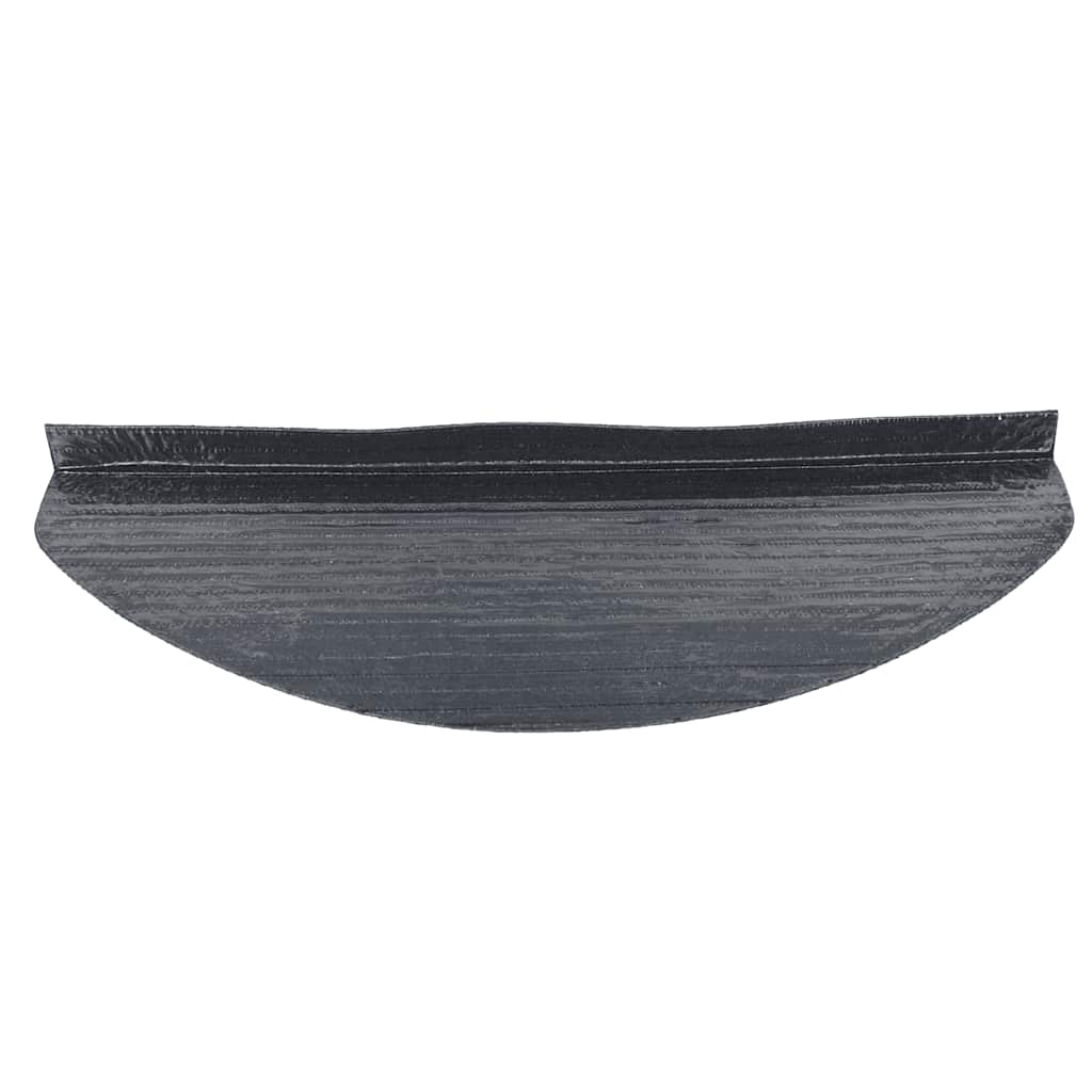 vidaXL Tapis d'escalier auto-adhésifs 10 pcs gris 65x22,5x3,5 cm - 5