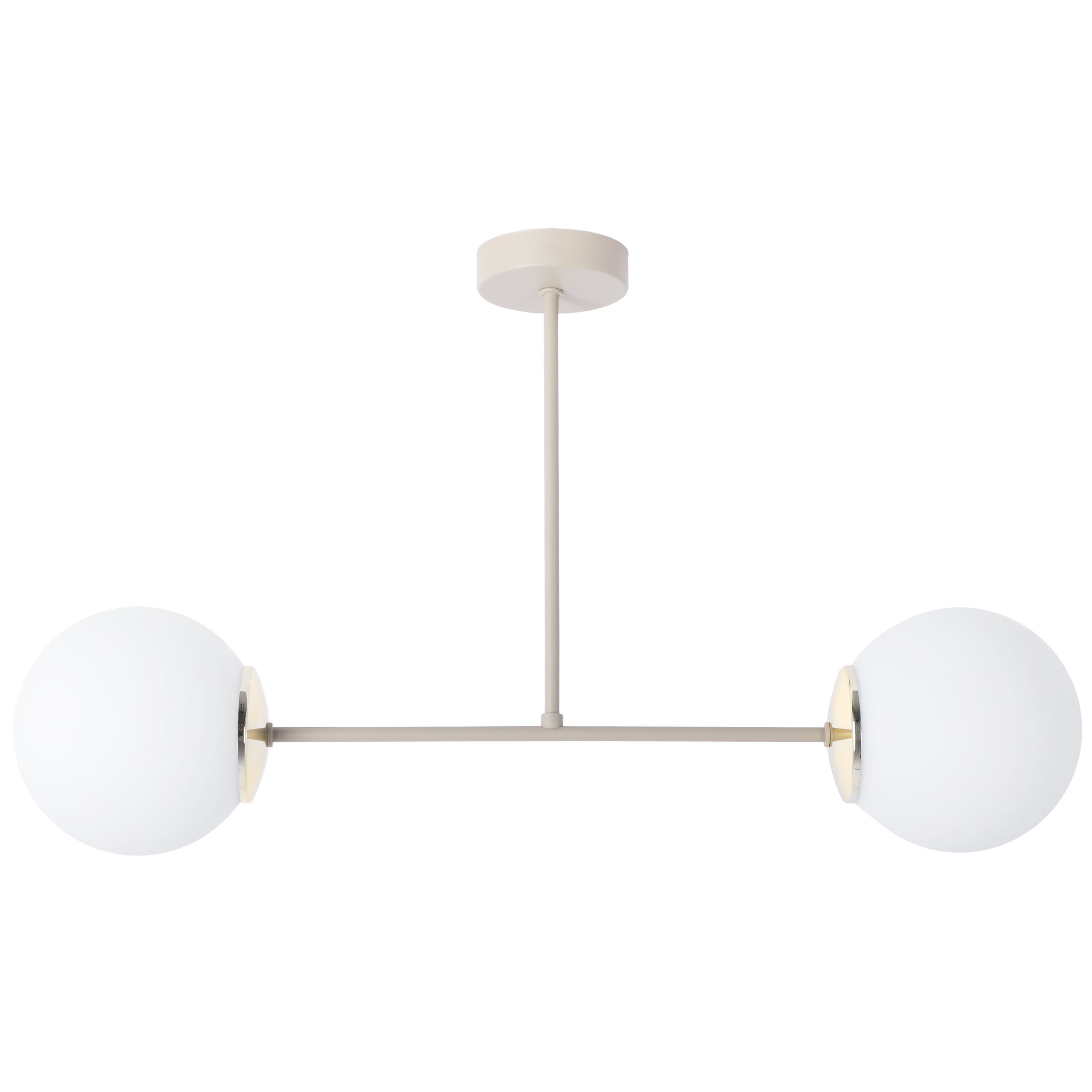 Lampa sufitowa wisząca Siena glamour 2xE14 kaszmirowy/złoty Light Home LH