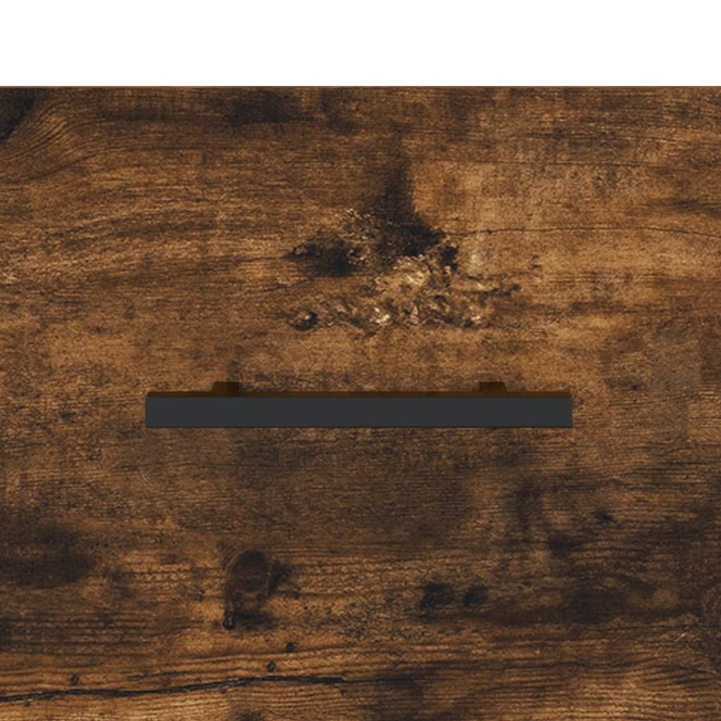 Maison Exclusive - Table de chevet chêne fumé 40x35x47,5 cm bois d’ingénierie - 9