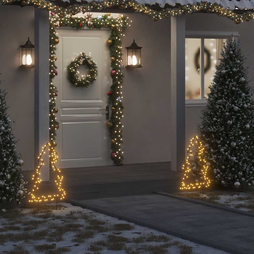 Świąteczna choinka na szpikulcach, 80 LED, 60 cm vidaXL