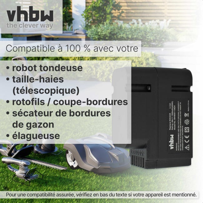 Batteria Li-Ion 1500mAh 28V Per Robot Tagliaerba Worx Landroid - Sostituto WA3225/WA3565 - Foto 9