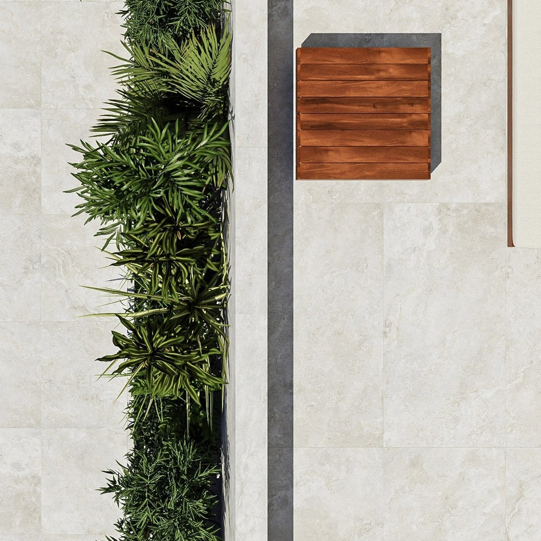 Classico Grigio - Travertino 20 mm Outdoor - Piastrelle 61x61x2 cm 20 mm - CDO 3001 60x60 GRIP R11 20 mm - 4