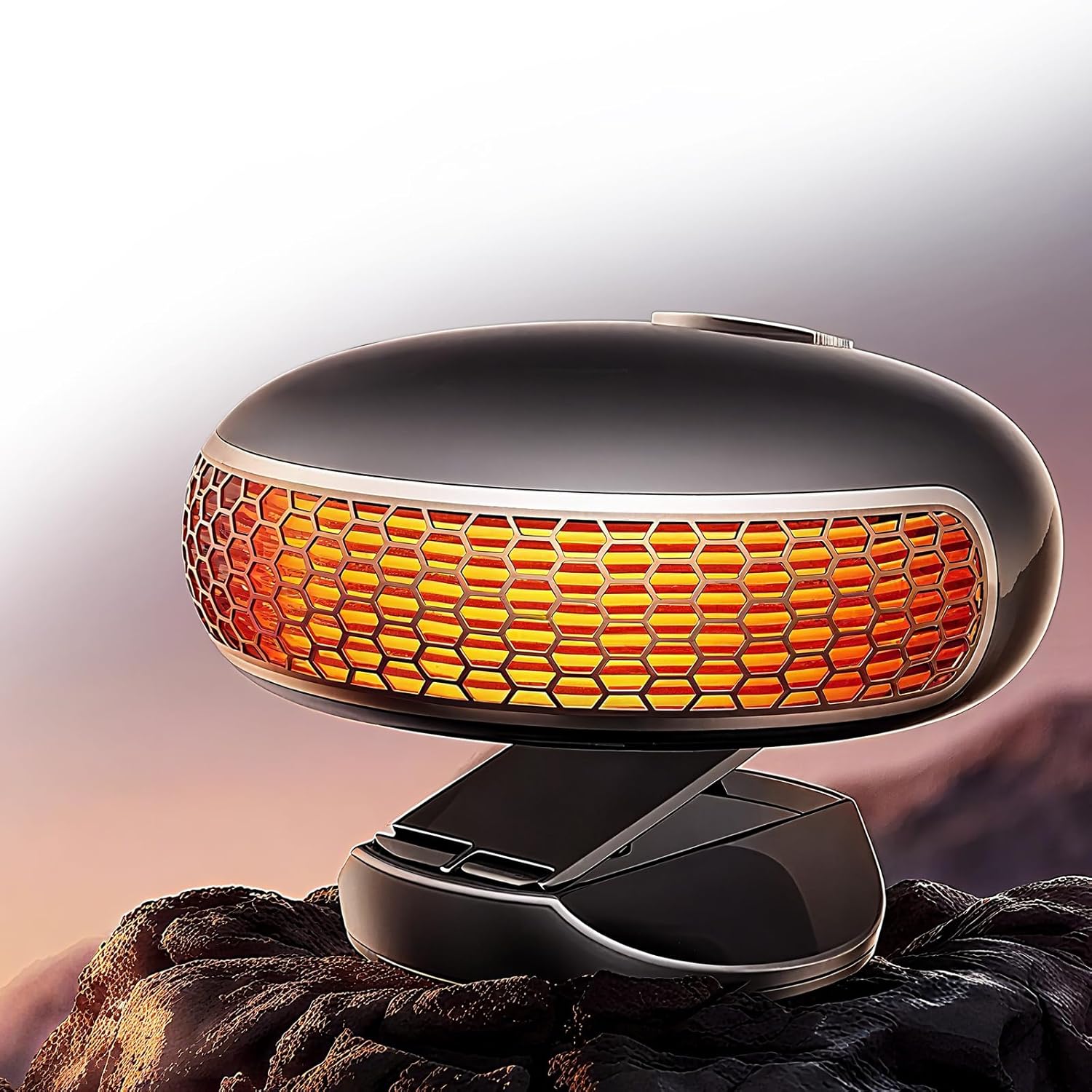 Przenośny ogrzewacz samochodowy, ogrzewacz samochodowy 2 w 1 z funkcją grzania i chłodzenia, adapter do zapalniczki samochodowej