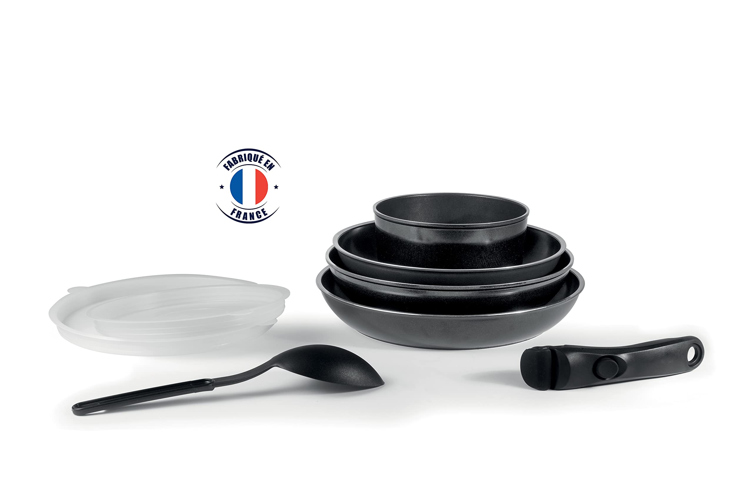 Calphalon 2018986 Padella Antiaderente In Acciaio Inox Con Esterno Anodizzato - Adatta A Forno E Lavastoviglie, Manico Fresco, Nero