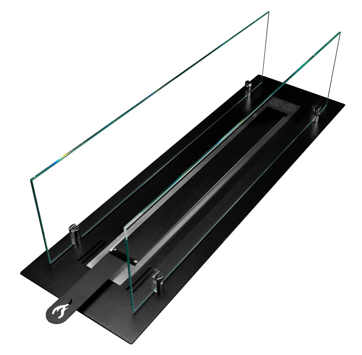 Camino a bioetanolo da incasso 65 cm – inserto per mobile, armadio o cartongesso - 5