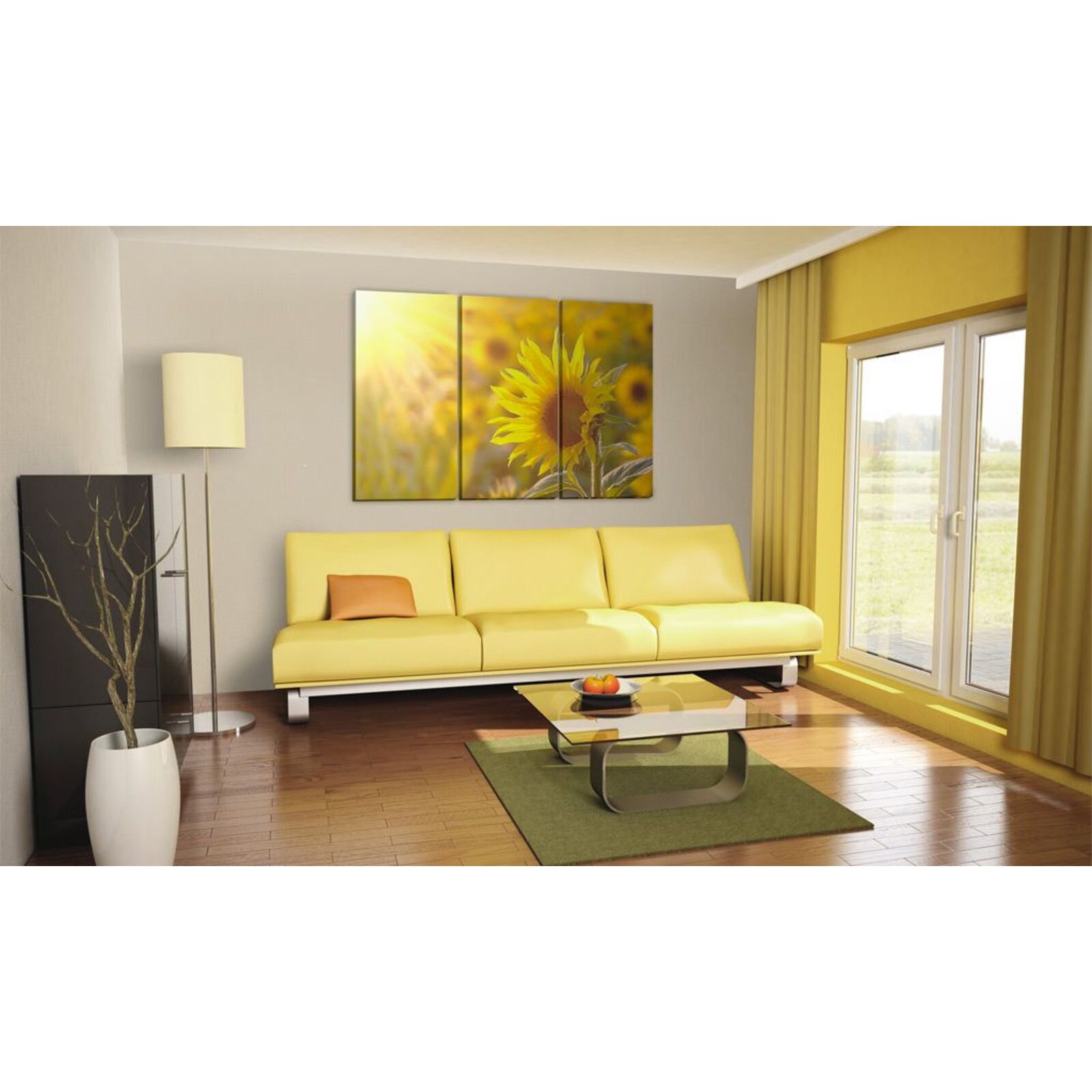 Tableau soleil et lumière - 120 x 80 cm - 2