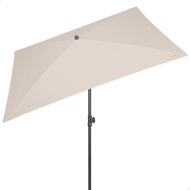 Aktive Parasol jardín rectangular inclinable 200x125 cm crema UV30