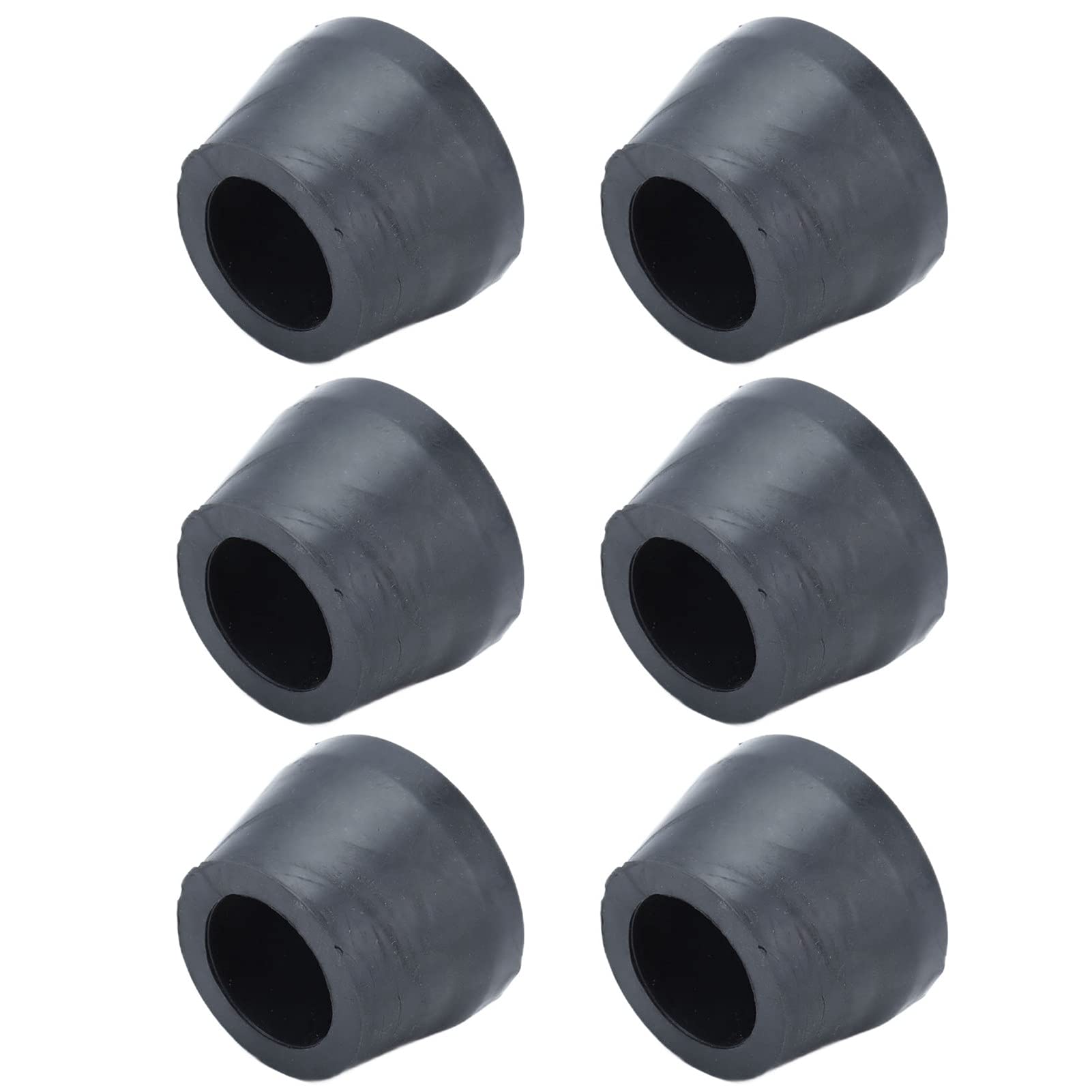 PATIKIL 1.4 x 1.1 Compressore Gommaft, 4pz Piede Supporto Anti Vibrazione Imbottitura Sostituzione per Aria Condizionatore Frigorifero, Nero
