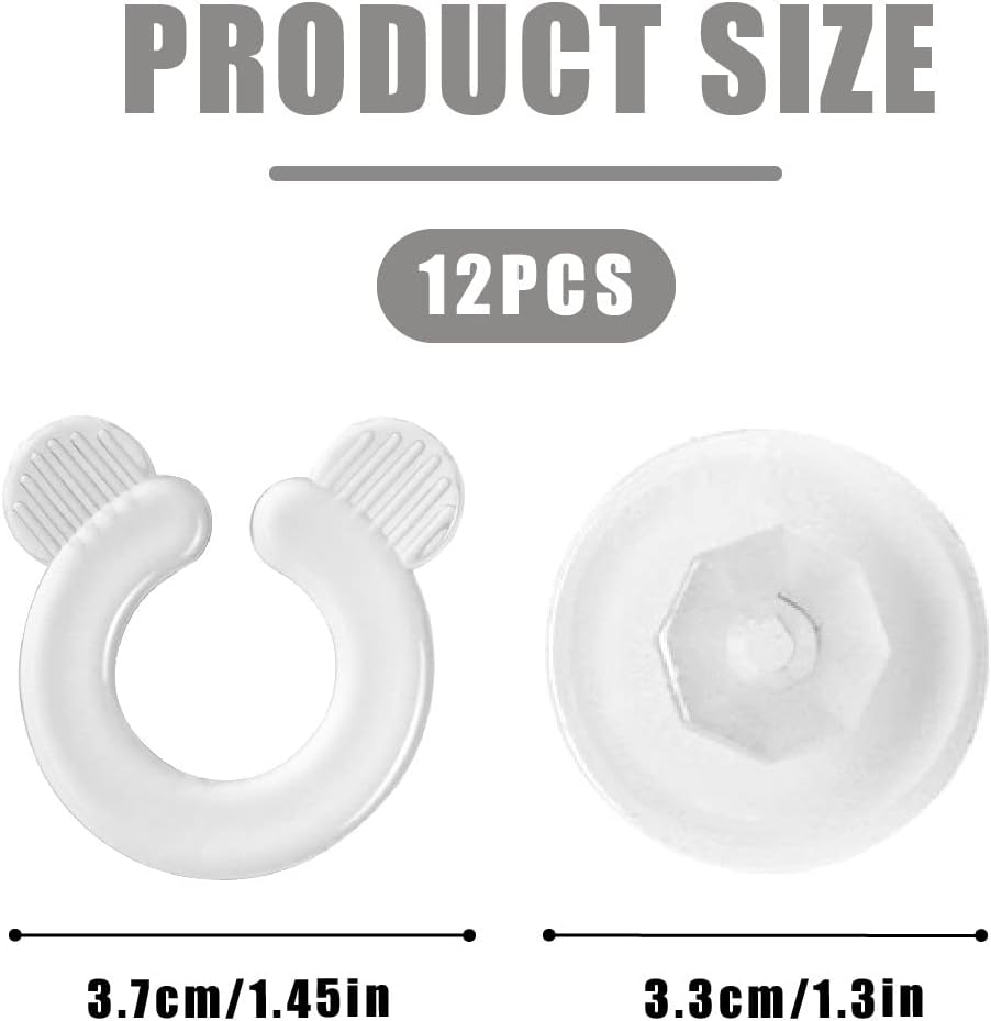 12 x Clips Housse de Couette, Couette Clips pour Garder la Couette en Place, Housse de Couette Housse de Couette Beignets Attaches de Couette - 2