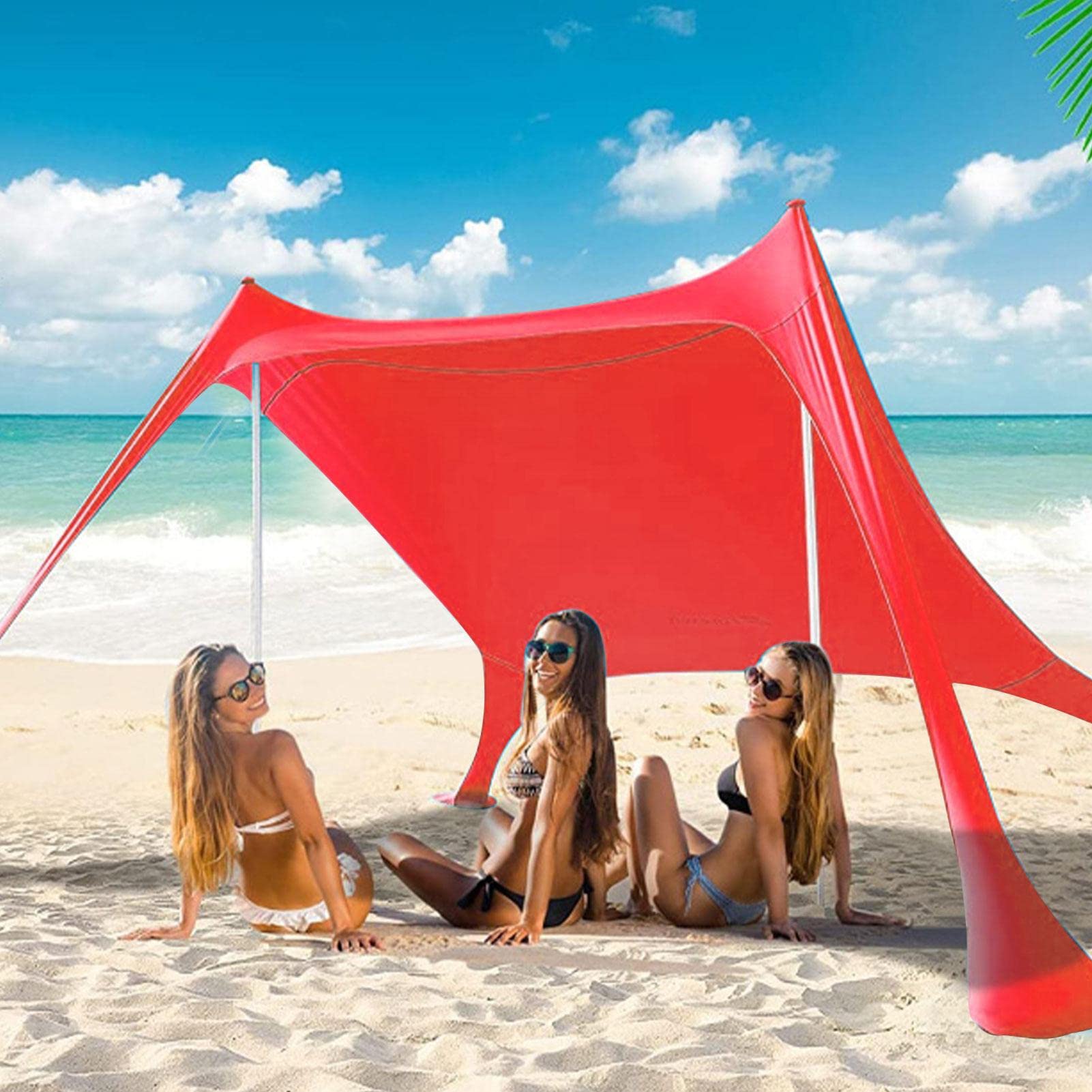Abri De Plage Tente 2 Personnes - Tente Coupe-Vent Imperméable Pour Pêche, Randonnée Et Camping